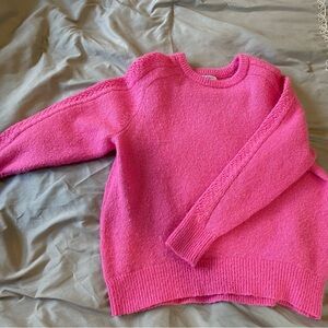 Old Navy Fuchsia Crew Neck Sweater